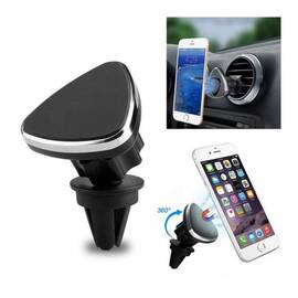 Suport auto magnetic pentru telefon, rotatie 360 grade, negru - - Roveli