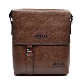 Geanta de umar pentru barbati, Bolo, maro - - Roveli