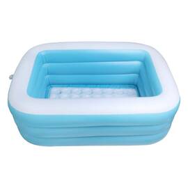 Mini piscina gonflabila 130 x 92 x 50 cm, vinil, albastra - - Roveli