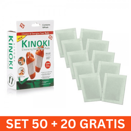 Set 50 + 20 gratis x Plasturi Kinoki pentru eliminarea toxinelor - - Roveli