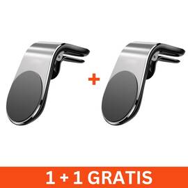 Suport auto telefon magnetic, fixare grila ventilatie, 1+1 gratis - - Roveli