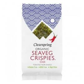 Alge Nori Snack Chilli Bio 4 g Clearspring - - Roveli