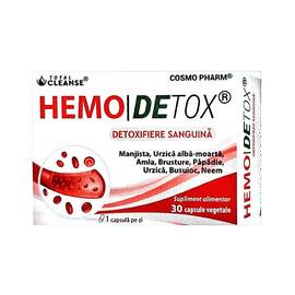Hemo Detox Detoxifiere Sanguina 30 capsule CosmoPharm - - Roveli