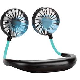 Ventilator dublu portabil, flexibil, 3 viteze - - Roveli