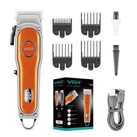 Aparat de tuns V673, USB, 2000mAh, IPX7, taper, accesorii incluse - - Roveli