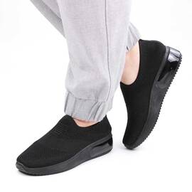 ​Espadrile de dama, comode si usoare 2011-BLACK, Culoare (12): Negru, Marime (12): 37** - - Roveli