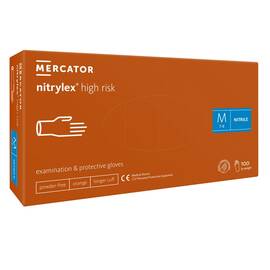 Manusi medicale Nitrylex high risk Mercator fara pudra, Marime (288): L - - Roveli