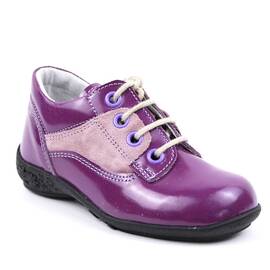 Pantofi casual, de copii , din piele naturala 2635-MOV/ROZ, Culoare (12): Mov, Roz, Marime (12): 24 - - Roveli
