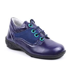 Pantofi casual, de copii , din piele naturala 2635-BLEUMARIN, Culoare (12): Bleumarin, Marime (12): 28 - - Roveli