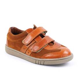 Pantofi casual ,unisex , pentru copii , din piele naturala 3229-MARO/MARO, Culoare (12): Verde, Maro, Marime (12): 32 - - Roveli