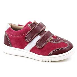 Pantofi sport , pentru copii , din piele naturala , cu talapa cusuta 3229-BORDO, Culoare (12): Alb, Bordo, Marime (12): 28 - - Roveli