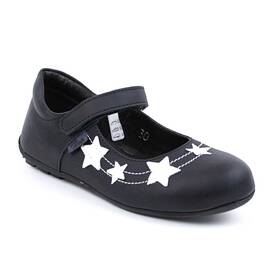 Pantofi usori , de copii , decorati cu stelute , cu talpa din cauciuc   3222-NEGRU/ALB, Culoare (12): Negru, Marime (12): 31 - - Roveli
