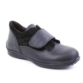 ​Pantofi unisex , pentru copii , din piele naturala 3052-NEGRU, Culoare (12): Negru, Marime (12): 30 - - Roveli