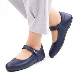 Pantofi usori si comozi , de dama , din piele naturala 3199-BLEUMARIN, Culoare (12): Bleumarin, Marime (12): 39** - - Roveli