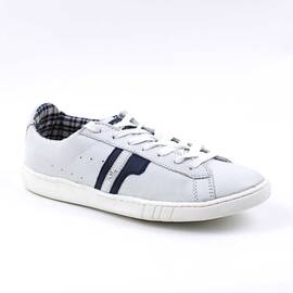 Adidasi comozi de dama , din piele naturala  cu talpa cusuta 3209-ALB/BLEUMARIN, Culoare (12): Bleumarin, Marime (12): 38 - - Roveli