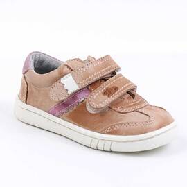 Pantofi sport , pentru copii , din piele naturala , PRIMII PASI  1839-ROZ/ROZ, Culoare (12): Roz, Marime (12): 20 - - Roveli