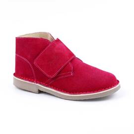 Ghete usoare , pentru copii , din piele naturala intoarsa , cu talpa cusuta 446-FUCSIA, Culoare (12): Fucsia, Marime (12): 35 - - Roveli