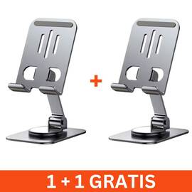 Suport telefon/tableta pentru birou, rotativ 360, 1+1 gratis - - Roveli
