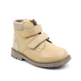 Ghete usoare , pentru copii , din piele naturala , captusite  3262-BEJ, Culoare (12): Crem, Marime (12): 27 - - Roveli