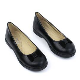 Balerini pentru copii , usori si comozi , cu fundita  3133-NEGRU, Culoare (12): Negru, Marime (12): 34 - - Roveli