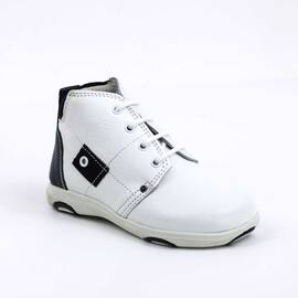 Ghete usoare pentru copii , din piele naturala 3079-ALB/BLEUMARIN, Culoare (12): Alb, Bleumarin, Marime (12): 27 - - Roveli