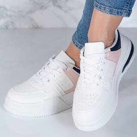 Adidasi dama din piele ecologica Roz Ashvi, Culoare (12): Roz, Marime (12): 41 - - Roveli