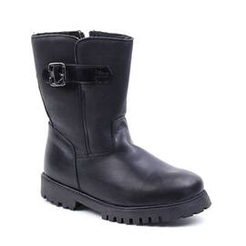 ​Cizme imblanite , de dama , din piele naturala 3101-NEGRU, Culoare (12): Negru, Marime (12): 36 - - Roveli