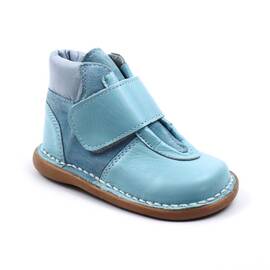 Ghete de copii, cu talpa cusuta , din piele naturala PRIMII PASI  2995-BLEU, Culoare (12): Bleu, Marime (12): 21 - - Roveli