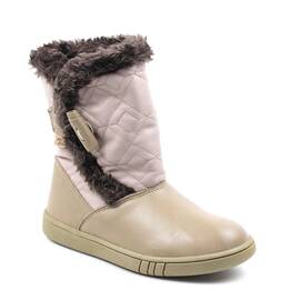 Cizme captusite , pentru copii , din piele naturala 3142-BEJ1, Culoare (12): Bej, Maro, Marime (12): 34 - - Roveli