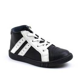 ​Ghete sport, de dama , captusite, din piele naturala  3197-NEGRU/ALB, Culoare (12): Alb, Negru, Marime (12): 38** - - Roveli