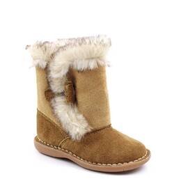 Cizme imblanite pentru copii , din piele naturala , cu talpa cusuta 3142-BEJ, Culoare (12): Bej, Marime (12): 27 - - Roveli