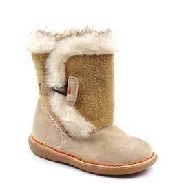 Cizme imblanite pentru copii , din piele naturala , cu talpa cusuta 3142-BEJ/PORTO, Culoare (12): Bej, Marime (12): 28 - - Roveli