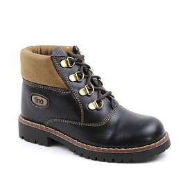 Ghete captusite pentru copii , din piele naturala  813-NEGRU1, Culoare (12): Negru, Bej, Marime (12): 33 - - Roveli