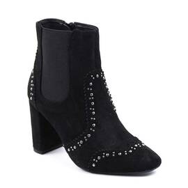 ​Ghete de dama , cu tinte si toc inalt  M60172-NEGRO, Culoare (12): Negru, Marime (12): 40 - - Roveli