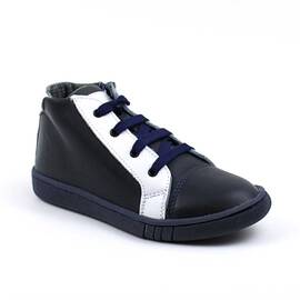 Ghete sport pentru copii , captusite , din piele naturala 3197-BLEUMARIN/ALB, Culoare (12): Alb, Bleumarin, Marime (12): 31 - - Roveli