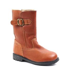 Cizme imblanite , pentru copii , din piele naturala , cu catarama 3101-BET3, Culoare (12): Camel, Marime (12): 31 - - Roveli