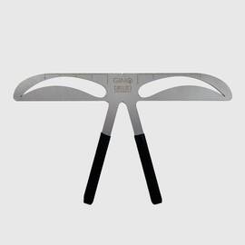 Rigla metalica masurat sprancene, diferite forme - Lady - - Roveli