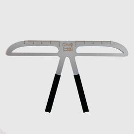 Rigla metalica masurat sprancene, diferite forme - One Word - - Roveli