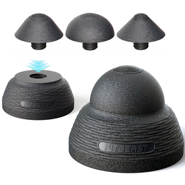 Set conuri pentru masaj 3in1, Negru - - Roveli