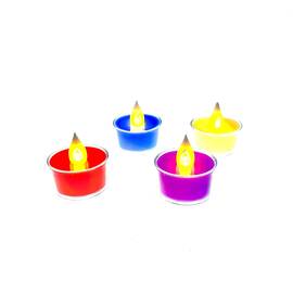 Lumanari decorative led, multicolore, cutie cu 24 bucati : Model - clasic, Model (tm): clasic - - Roveli