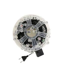 Instalatie luminoasa tip snur cu 240 becuri led, pentru Craciun, lungime 50m, lumina multicolor : Tip lumina - RGB-multicolor, Tip lumina (tm): RGB-multicolor - - Roveli