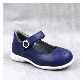 Balerini usori , de copii  , din piele naturala 1862-BLEUMARIN/P, Culoare (12): Bleumarin, Marime (12): 32 - - Roveli