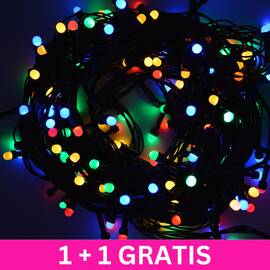 Instalatie liniara 10 metri, 100LED V8, multicolor, 1+1 gratis - - Roveli