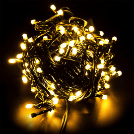 Instalatie pom, liniara, 100 LED, 9m, alb cald - - Roveli