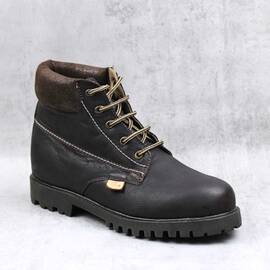 ​Bocanci imblaniti , de dama , din piele naturala 2344-MARO, Culoare (12): Maro, Marime (12): 39 - - Roveli