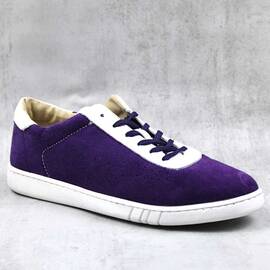 Pantofi sport , unisex , din piele naturala 7166-MOV/ALB, Culoare (12): Alb, Mov, Marime (12): 39 - - Roveli