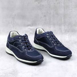 Pantofi sport pentru copii din piele naturala  1594-BLEUMARIN, Culoare (12): Bleumarin, Marime (12): 33 - - Roveli
