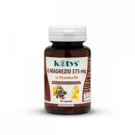 Magneziu 375 mg si Vitamina B6 60 capsule Kotys - - Roveli