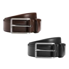 Curea de piele pentru barbati, maro sau negru, diverse lungimi - - Roveli