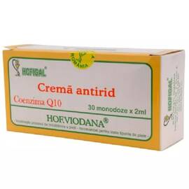 Crema Antirid cu Coenzima Q10 Hof Viodana 30 monodoze Hofigal - - Roveli